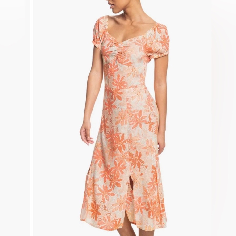NWT ROXY Soul Values Again Midi Dress. M